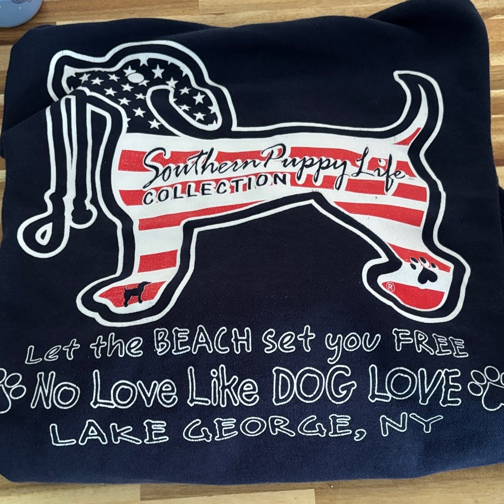 Southern Puppy Collection- Navy and White